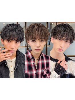 カットはもちろんニュアンスパーマ/フェザーパーマなど最適なパーマstyleをご提案！