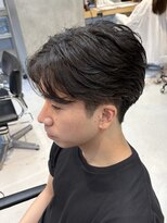 エリマ 調布(elima)&nbsp;調布メンズセンターパートフェザーパーマニュアンスパーマ30代