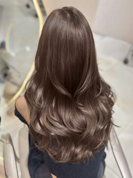 サイン 渋谷(SIGN) 艶髪/ワンホンヘア/グレージュ/ダブルケアカラー/ハイトーン