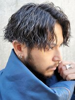 フィフス(fifth)&nbsp;原宿ツイストスパイラルパーマメンズカットラウンドマッシュ30代