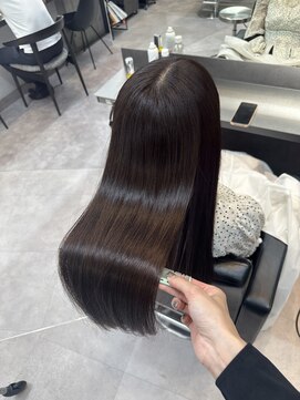 クーラアオヤマ(Cura Aoyama) 酸性ストレート/髪質改善トリートメント/ケアカラー