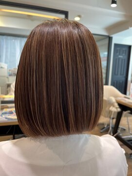 ジュイール(jouir) 三鷹ショートボブくびれショートイルミナカラー顔周りレイヤー