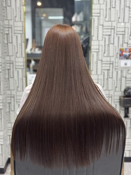 アローズ 久留米店(arose) 耳かけ大人かわいいモーヴカラー艶カラー30代40代50代