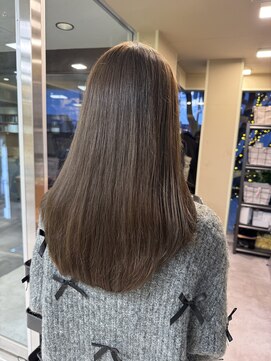 オリーブベージュ/ブリーチなしダブルカラー