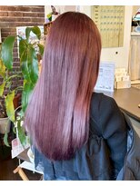 アズグロウヘアー(AS GROW HAIR)&nbsp;髪質改善ストレート×ピンク