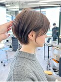 ショート/ダークアッシュ/髪質改善/白髪ぼかし/似合わせ