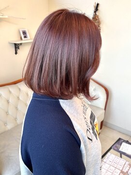 ディーヴァヘアーエズ(DIVA hair Eze) 暖色系◎ピンクカラー×ボブ
