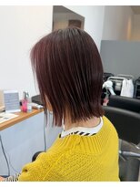 エトワールプラス ピンクブラウンパツボブ2.26似合わせカット