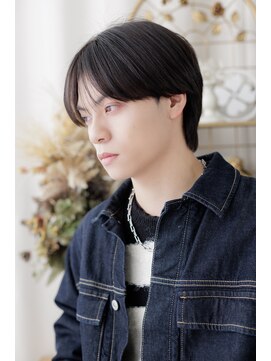 カバーヘア ブリス 川口(COVER HAIR bliss) メンズボブ◎韓国風マッシュ/メンズカット/センターパートp川口