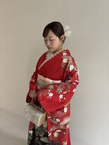 ポノ(po_no) 成人式振袖着付けへアセットシンプルシニヨン