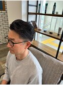 大人ビジネスマン向け　毛流れパーマスタイル