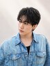 【全員】メンズカット+シャンプーブロー無料<#メンズ／学割も人気>