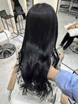 ジーナ 吉塚(Zina)&nbsp;艶巻き 地毛風ブルーブラック【福田れん】吉塚美容室 髪質改善