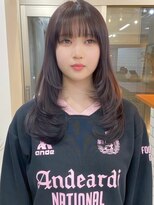 リル 四条河原町(LiLu)&nbsp;ミディアムレイヤーくびれレイヤー外ハネミディアム小顔レイヤー