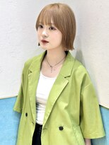ロンド レイ 立川(Lond Ray) レイヤーボブ/ミルクティーベージュ/髪質改善/顔周り/立川