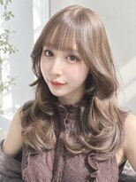 シンク オモテサンドウ(sync omotesando)&nbsp;アッシュベージュ/ハニーベージュ/レイヤーカット/韓国ヘア
