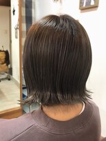 ケースプラスグリーン(CASE+GREEN)&nbsp;◎切りっぱなしボブ×オリーブグレージュ