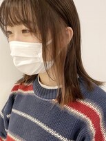 コフィー バイ メルト 吉祥寺(cofy by melt)&nbsp;【三ツ井純】ピンクベージュ インナーカラー 切りっぱなし