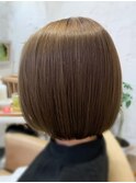 ブリーチ無し外国人風カラーミニボブ