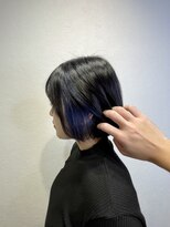 エイム ヘア デザイン 町田店(eim hair design) ネイビー×インナーカラー