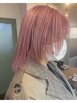 コレット ヘアー 大通(Colette hair) 淡いモーブピンク♪