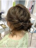 ブライダル/ウェディング/列席ヘアセット/結婚式