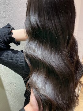 ノイズ オオサカ(NOISM) 《レイヤーロング》グレーベージュ黒髪リフトレイヤーカット