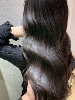 ノイズ オオサカ(NOISM) 《レイヤーロング》グレーベージュ黒髪リフトレイヤーカット