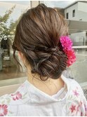浴衣ヘアアレンジ