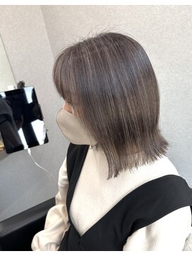 スラッシュ(SLASH) 髪質改善/グレージュ/透明感カラー/ナチュラル/艶髪