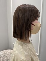 ネオリーブギンザ 銀座店(Neolive GINZA)&nbsp;切りっぱなし　ボブ　(銀座美容室)