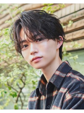 オーシャントーキョー 渋谷神南(OCEAN TOKYO) ツーブロック束感ニュアンスセンターパート