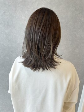 オブジェ シエル(obje't ciel) 【obje't ciel】くびれミディ×アッシュブラウン【暮石 唯】