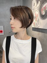 ブルックス ハイライト/ショート/ショートボブ/ボブ/大人ショート/30代/40代