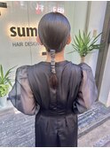 結婚式ヘアセット×tight arrange