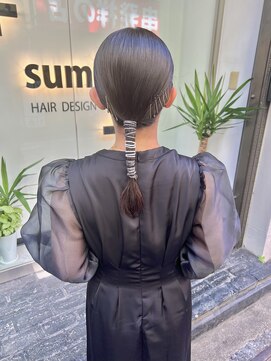 スミ(sumi) 結婚式ヘアセット×tight arrange