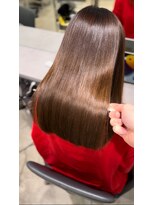 キュア 表参道(CURE)&nbsp;黒髪/グレージュカラー/ココアベージュ/ヘルシーロング[表参道]