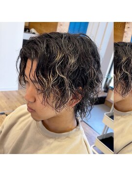 アメラボ 平針店(AmeLab) 【メンズロングの色気】波巻きスパイラル