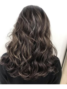 リアル(REAL) contrast highlight ブリーチ/髪質改善/エクステ/ダブルカラー