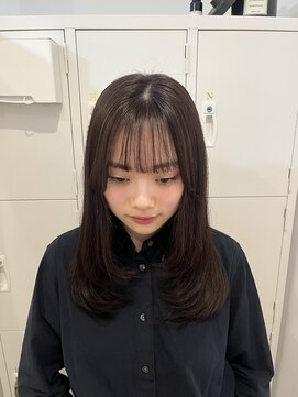 エイチ 梅田(H) デジタルパーマウルフカットショートボブセミロング前下がりボブ