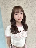 サラ 天神大名店(SARA) 【天神】韓国風レイヤーxミルクティベージュ