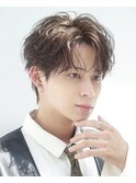 人気束感ツイストスパイラルセンターパート