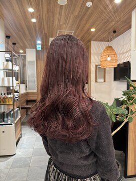 ビュートリアム ギンザ(BEAUTRIUM) レイヤーカット*顔周り*顔周りレイヤー*ブリーチ無ピンク