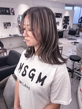キング 枚方店(K!ng) 縮毛矯正髪質改善ハイライトレイヤーカット枚方美容室エクステ