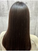 縮毛矯正とココアブラウン