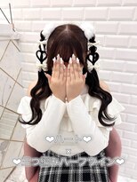 リルミー(Lilme) ハート×三つ編みハーフツイン♪_ゆうき