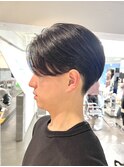 黒髪メンズハンサムショートツーブロックショート