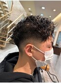横須賀メンズパーマハイライトツイストスパイラルパーマフェード