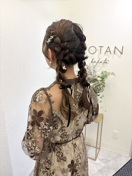 ボタン ハカタ(VOTAN hakata) 【votan sanae】ツインアレンジ/liveヘアメ/ヘアアレンジ