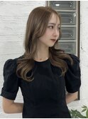 ヘーゼルベージュ×レイヤーカット×ダブルカラー【広島】